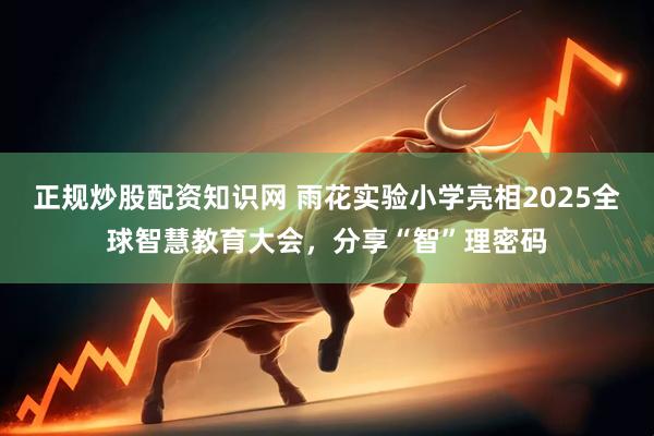 正规炒股配资知识网 雨花实验小学亮相2025全球智慧教育大会，分享“智”理密码